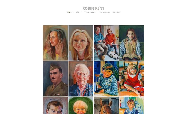Robinkent Artist Portfolio Banner