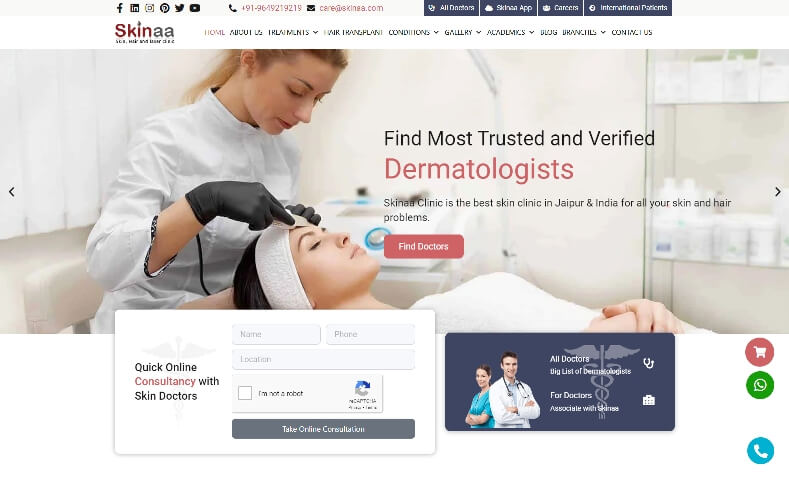Skinaa Website Banner