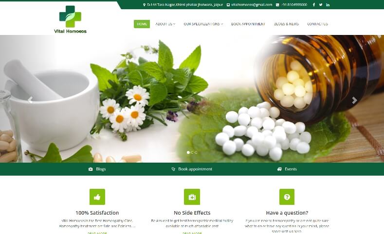 Vital Homoeos Website Banner